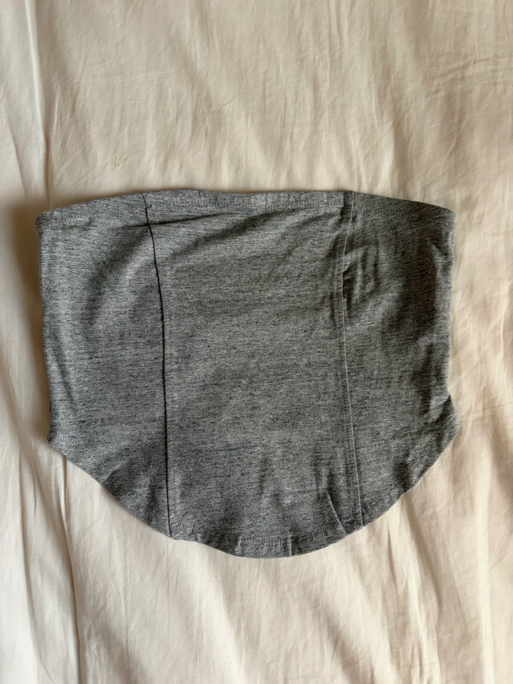 Heart Hips Gray Knit Tube Top